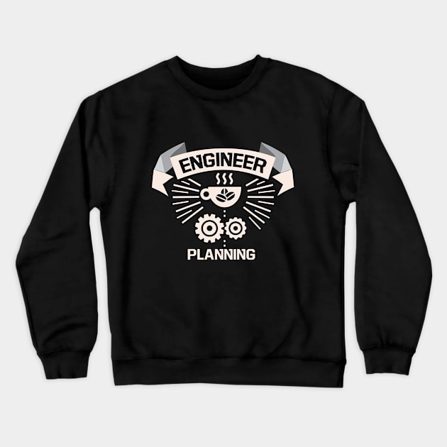 engineer Crewneck Sweatshirt by ThyShirtProject - Affiliate